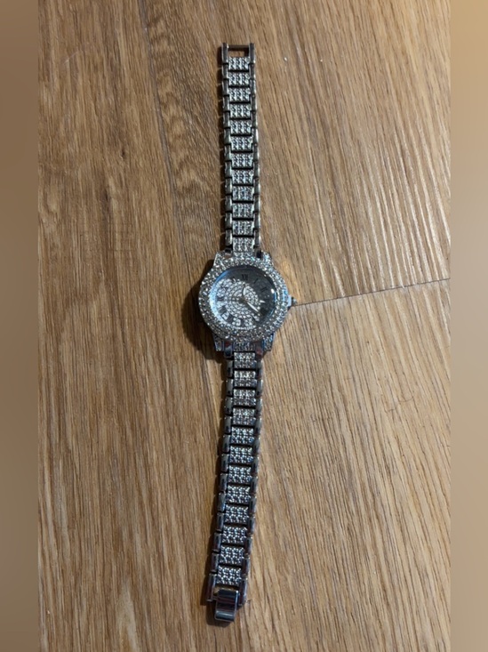 Accessories - Silver Crystal Accent Women's Wristwatch